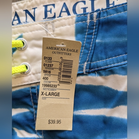 NWT American Eagle Tropical Swim Trunks Men's Size XL - Picture 2 of 6